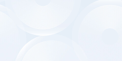Abstract blue modern background with circle illustration elements. Digital technology lines circle simple modern art nice