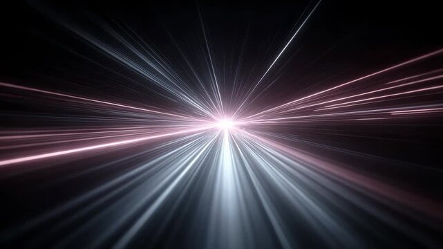 Light Speed Lines Tunnel Shuttle Future Technology Space