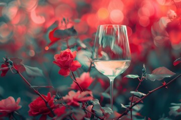 Wine (red, white, rosé), alcoholic beverage at the bar