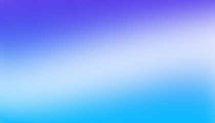 Abstract pixelated gradient transitioning through purple blue and cyan hues with soft edges isolated on transparent background
