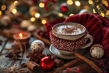 Hot chocolate, non-alcoholic beverage  