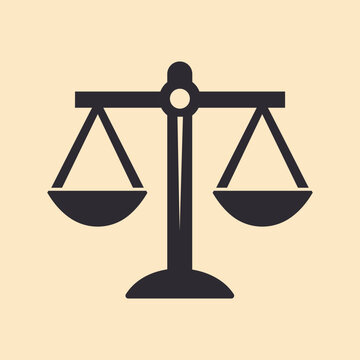 Justice scales symbol concept legal balance law symbolism courtroom judgment righteousness equilibrium