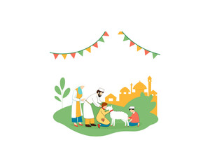 Qurbani Eid vector  Free SVG Download