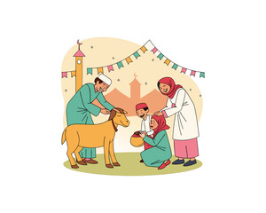 Qurbani Eid vector  Free SVG Download