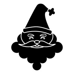 Christmas glyph icon. christmas filled icons. Holiday symbol. Black fill Xmas icons collection.