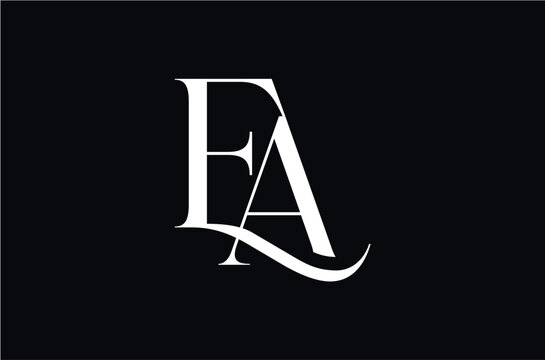 EA Initial Letter Logo for Brand Company Vector Illustration , Initial Logo Vector Element
