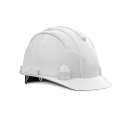 Fototapeta premium An image of a White Construction Helmet isolated on a white background
