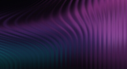 Wavy Purple and Teal Stripes with Dark Background abstract texture