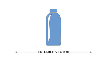 Modern Vector Gym Bottle Design
