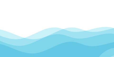 Modern abstract background with layered blue waves and smooth flowing shapes. Perfect for web design, digital media, and presentation templates.