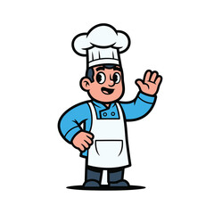 Playful Cartoon Chef 