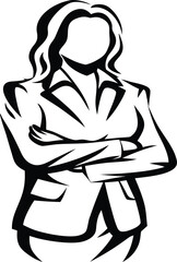 icon of single woman