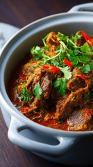 flavorful spicy rendang beef curry