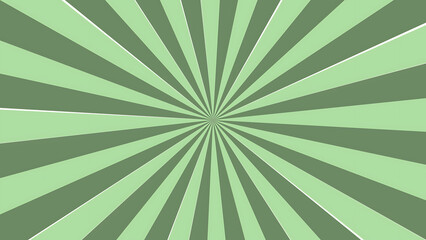 Radiant green sunburst background pattern energetic abstract geometric design