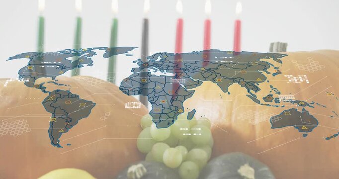 After one second map overlay fading in over harvest, icons lighting, Kinara rising for data display
