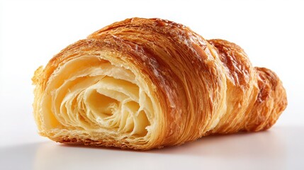 flaky croissant buttery pastry fresh bakes