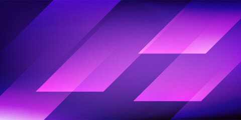 Banner background abstract, colorful, purple gradations, slash abstract, memphis, eps 10