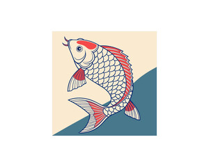 Fototapeta premium Fish vector Free SVG Download
