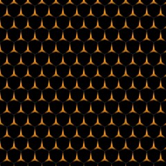 Elegant triangular graphic design in gold and black, modern geometric artwork for luxury abstract backgrounds.