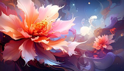Floral celestial fantasy
