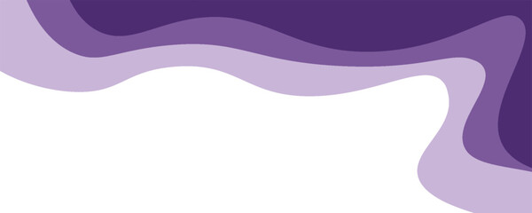 Simple purple background . flat purple gradation . wavy background