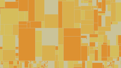 Bright Infographic Diagram with Rectangular Treemap Design