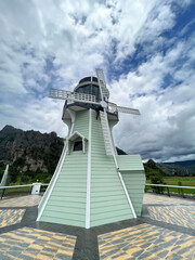 lighthouse on the landscape