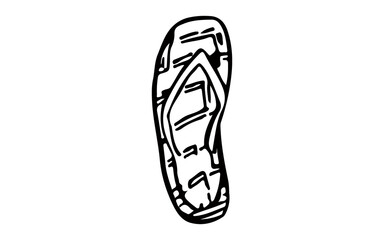 shoe sole vector illustration