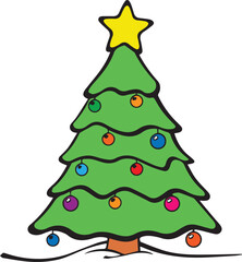christmas tree vector