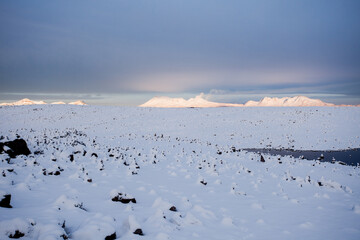 Mountain range next to Colca Canyon in Arequipa, Peru