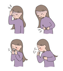 体調不良の症例