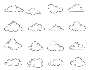 Various cloud shapes