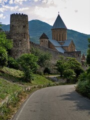ananuri fortress in georgia by Tbilisi