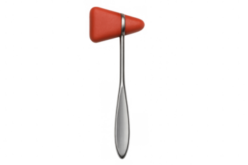 Reflex hammer examining neurology for medical diagnosis