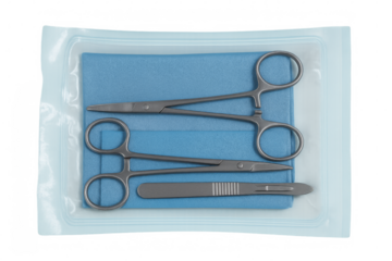 Medical instruments sterile pack with surgical tools