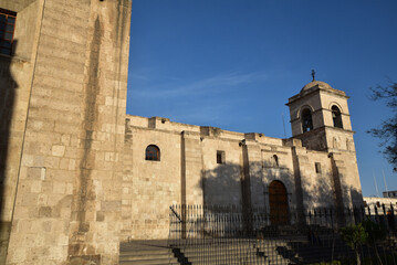 Eglise baroque à Arequipa au Pérou