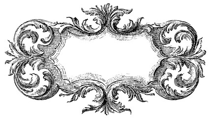 Stamp coastal frames. Vintage squiggle borders. Hand drawn frame for menu, wedding invitation, coastal party. Italian ornament border design. Doodle wiggle retro stamp poster. Scallop crayon emblem.