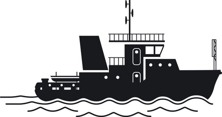 Obraz premium ship in the sea