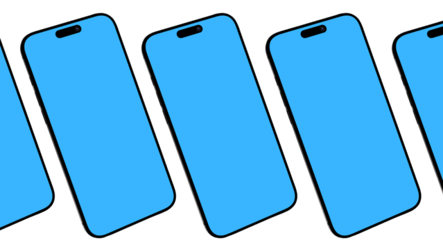 6-phone's horizontal on transparent background 16:9  - 1