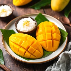 Mango Sticky Rice Dessert