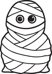 Halloween Characters Coloring Pages pack of 10