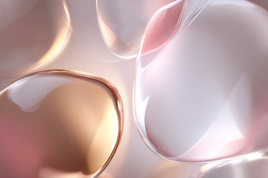 abstract fractal background with light