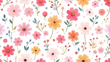 Delicate floral pattern