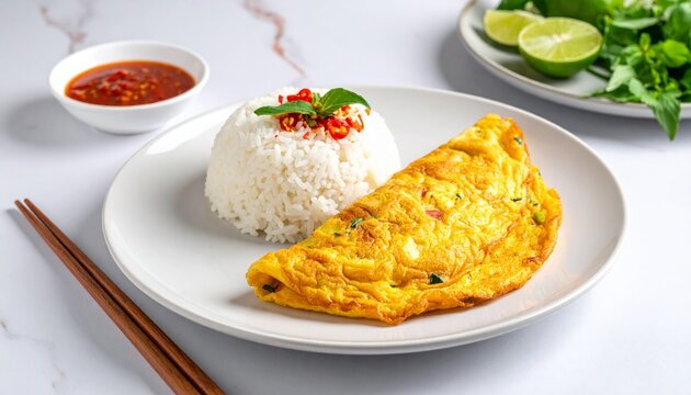 Thai Kai Jeow Omelette Breakfast