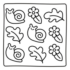 Comfy Patterns vector illustration line art drawing, Bold and Easy, Mindfulness Patterns, Satisfying Patterns, Amazing Patterns, Comfy Patterns Coloring Page, Cozy Pattern, Printable Coloring Page,