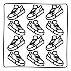 Comfy Patterns vector illustration line art drawing, Bold and Easy, Mindfulness Patterns, Satisfying Patterns, Amazing Patterns, Comfy Patterns Coloring Page, Cozy Pattern, Printable Coloring Page,