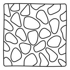 Comfy Patterns vector illustration line art drawing, Bold and Easy, Mindfulness Patterns, Satisfying Patterns, Amazing Patterns, Comfy Patterns Coloring Page, Cozy Pattern, Printable Coloring Page,