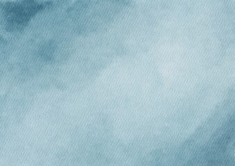 Blue abstract grunge vector watercolor background. Cool serene backdrop. Calm summer illustration.