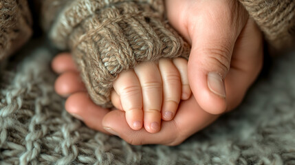 baby hand newborn holding parent