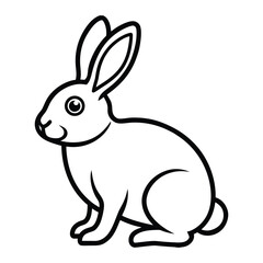 vector illustration of a rabbit